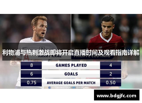 利物浦与热刺激战即将开启直播时间及观看指南详解
