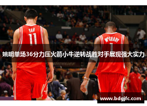 姚明单场36分力压火箭小牛逆转战胜对手展现强大实力